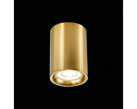 ST114.207.01 Светильник потолочный Золотистый GU10 1*50W  IP20 L65xW65xH93 220V Без ламп