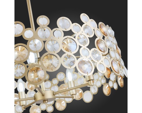 SL1172.203.05 Светильник подвесной ST-Luce Золотистый/Золотистый, Прозрачный E14 5*60W