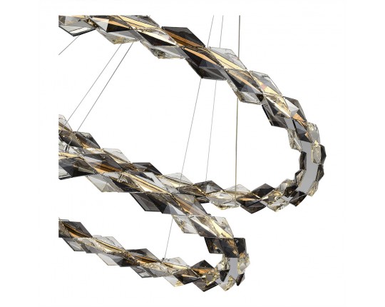 SL6009.103.02 Люстра подвесная ST-Luce Хром/Прозрачно-Дымчатый LED 1*45W 3000K