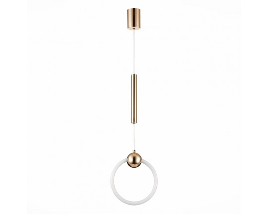 SL1578.203.01 Подвес ST-Luce Золотистый/Золотистый, Белый LED 1*15W 3000K
