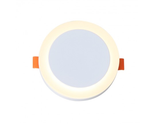 ST104.502.06 Светильник встраиваемый Белый LED 1*6W 3000K 468Lm Ra>80 120° IP20 D110xH20 170-240V