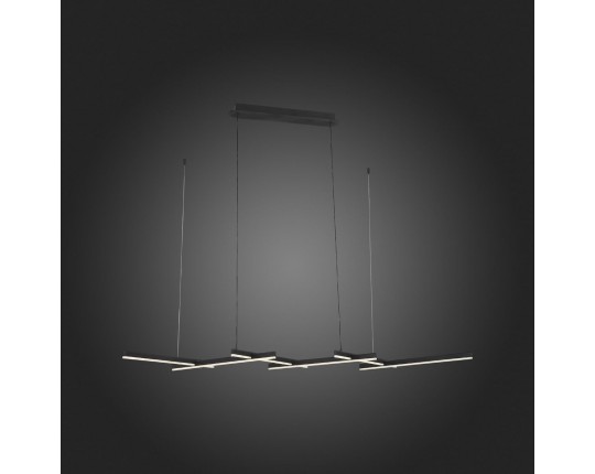 SL394.403.06 Люстра подвесная ST-Luce Черный/Белый LED 6*14W 4000K