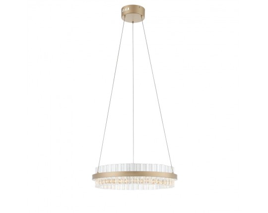 SL383.203.01 Светильник подвесной ST-Luce Золотистый/Золотистый, Прозрачный LED 1*34W 3000K