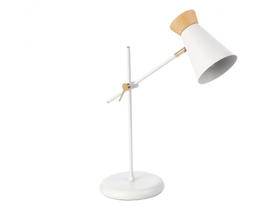 SLE1252-504-01 Прикроватная лампа Белый, Золотистый/Белый, Дерево E27 1*60W