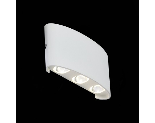 SL089.501.06 Светильник уличный настенный ST-Luce Белый кварцевый/Белый кварцевый, Прозрачный LED 6*