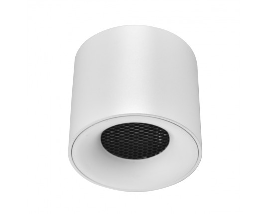 ST761.533.10 Светильник потолочный белый LED 1*10W 3000K 530Lm Ra 36° IP20 D80xH70 170-240VV