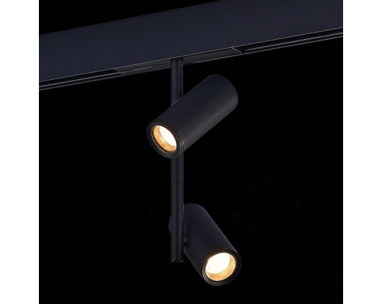 ST808.436.16 Магнитный трековый светильник Черный LED 1*16W 3000K 950Lm Ra>90 36° IP20 D45xH240 48VV