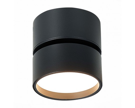ST651.432.09 Светильник потолочный поворотный Черный LED 1*9W 3000K 720Lm Ra>90 120° IP20 D85xH87 17