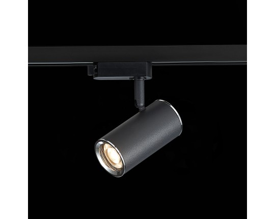 ST301.406.01 Св-к трек. Черный GU10 1*50W  IP20 L104xW54xH111 220V Без ламп