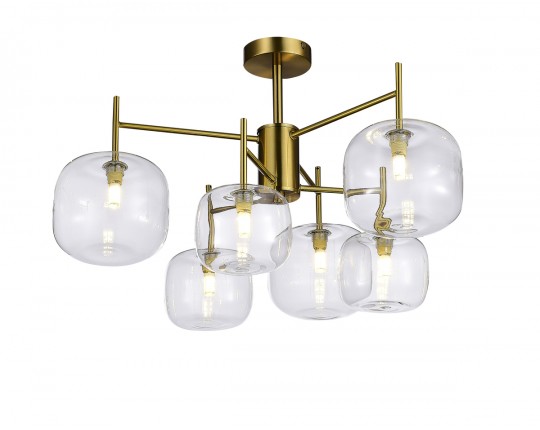 SL1049.302.06 Люстра потолочная ST-Luce Латунь/Прозрачный G9 6*5W
