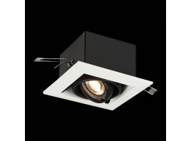 ST250.548.01 Св-к встр. Черный GU10 1*50W  L126xW126xH70 220V Без ламп
