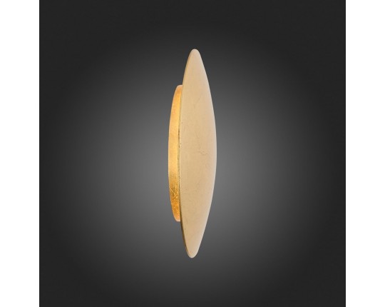 SL457.211.01 Светильник настенный ST-Luce Сусальное золото/Сусальное золото LED 1*18W 3000K