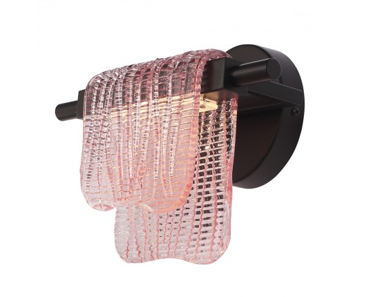 SL6021.401.06 Светильник настенный ST-Luce черный/розовый LED 1*6W 3000K