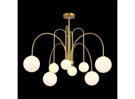 SL1204.202.08 Люстра потолочная ST-Luce Золотистый/Белый G9 8*5W
