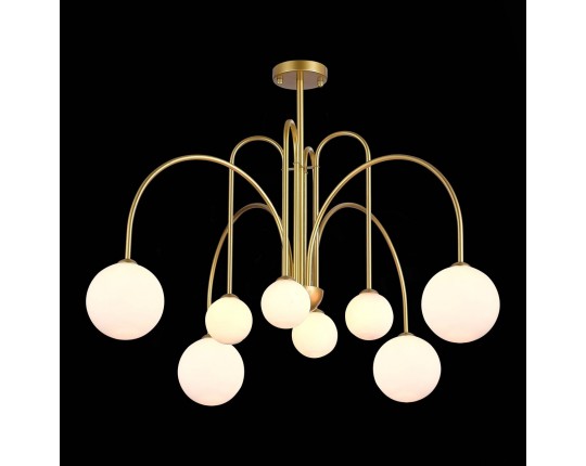 SL1204.202.08 Люстра потолочная ST-Luce Золотистый/Белый G9 8*5W