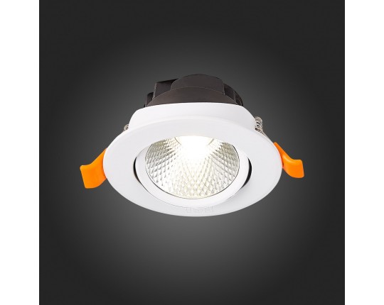 ST211.538.06.24 Св-к встр. Белый LED 1*6W 3000K 480Lm Ra80 24° IP20 D86xH50 220-240V