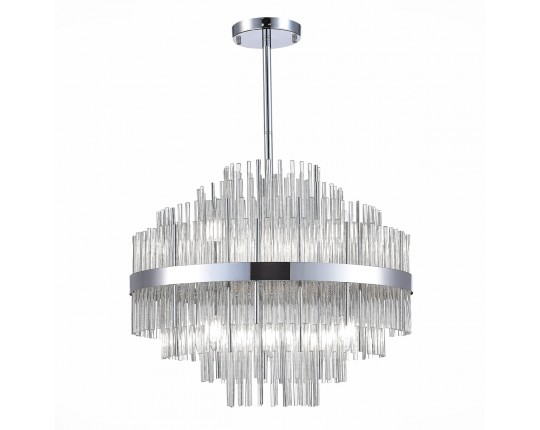 SL1634.103.09 Люстра потолочная ST-Luce Хром/Прозрачный E14 9*60W