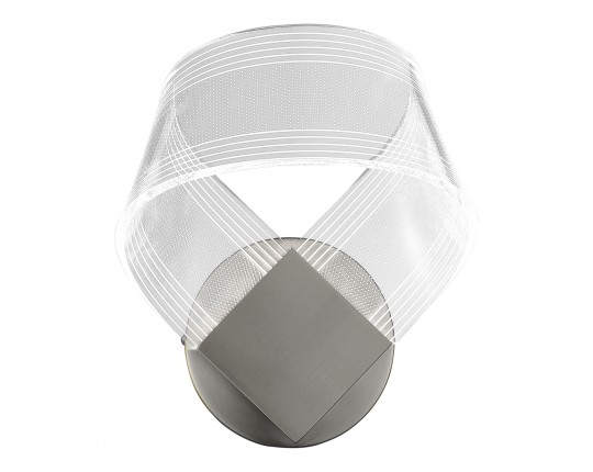 SL6235.101.04 Светильник настенный ST-Luce Никель/Прозрачный LED 1*4W 4000K