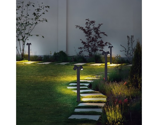 SL9003.405.02 Светильник уличный наземный ST-Luce Черный GU10 2*35W