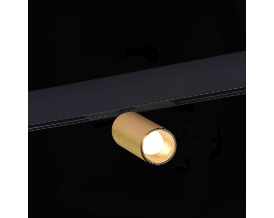 ST807.236.12 Магнитный трековый светильник Золотистый LED 1*12W 3000K 500Lm Ra>90 IP20 D50xH173 48VV