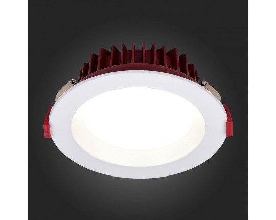 ST752.548.07 Св-к встр. Белый LED 1*7W 4000K 560Lm Ra80 100° IP44 D115xH47 100-240VV