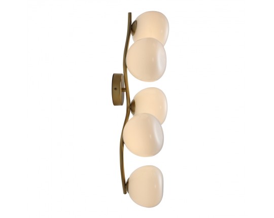 SL1519.301.05 Светильник настенный ST-Luce Латунь/Белый G9 5*5W 4000K