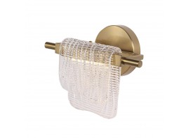 SL6021.201.06 Светильник настенный ST-Luce золотистый/прозрачный LED 1*6W 3000K