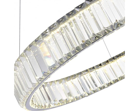 SL1622.113.01 Люстра подвесная ST-Luce Хром/Прозрачный LED 1*68W 4000K