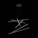 SL394.423.06 Люстра подвесная ST-Luce Черный/Белый LED 1*100W 4000K