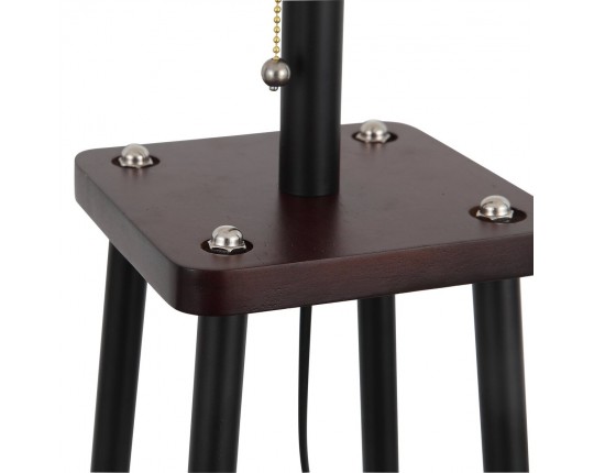 SLE302.405.01 Торшер ST-Luce Черный, Коричневый/Бежевый E27 1*40W (из 2-х коробок)