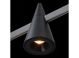 ST813.406.05 Магнитный трековый светильник FARM Черный LED 1*5W 3000K 325Lm Ra90 60 IP20 D70xH115 24