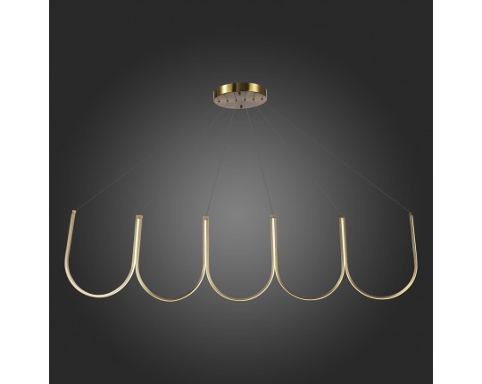 SL6202.213.01 Светильник подвесной ST-Luce Золотистый LED 1*68W 3000K