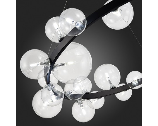 SL1165.403.24 Светильник подвесной ST-Luce Черный/Прозрачный G4 24*5W