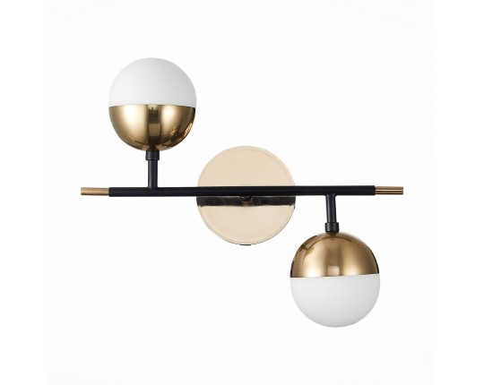 SL1507.421.02 Бра ST-Luce Черный/Белый, Золотистый G9 2*5W 4000K