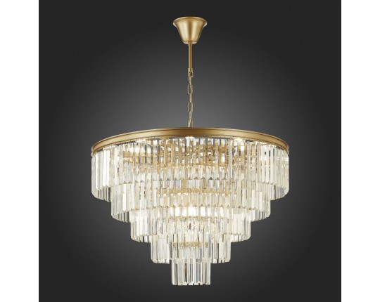 SL1624.203.15 Люстра подвесная ST-Luce шампань/прозрачный E14 15*40W