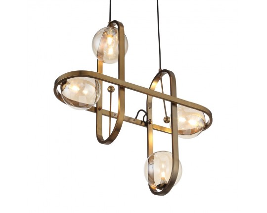 SL1201.203.04 Светильник подвесной ST-Luce Бронзовый/Коньячный G9 4*5W