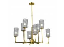 SL1240.303.08 Люстра подвесная ST-Luce Латунь/Дымчатый E27 8*60W