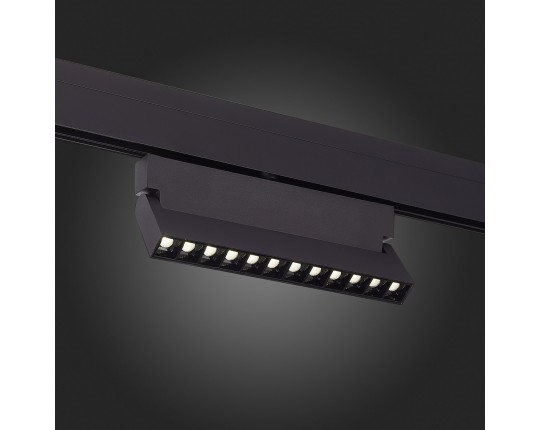 ST362.436.12 Магнитный трековый светильник Черный LED 1*12W 3000K 1 009Lm Ra>80 36° IP20 L219xW22xH1