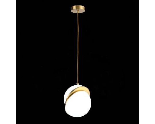 SL1164.303.01 Светильник подвесной ST-Luce Латунь/Белый E27 1*60W