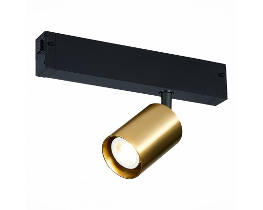 ST505.206.01 Св-к трек. Золотистый GU10 1*50W  IP20 L82xW70xH172 180-240V Без ламп