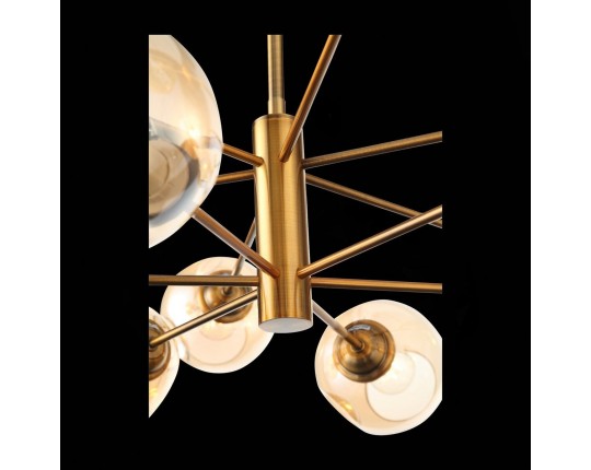 SL1500.203.12 Светильник подвесной ST-Luce Золотистый/Янтарный E14 12*40W