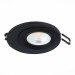 ST216.408.01 Св-к встр. Черный GU10 1*7W IP20 D100xH23 220V Без ламп