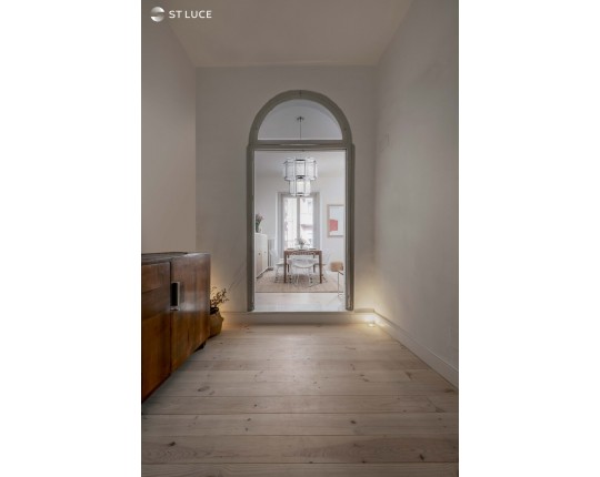 SL1234.103.08 Люстра подвесная ST-Luce Никель/Прозрачный, Никель E14 8*60W