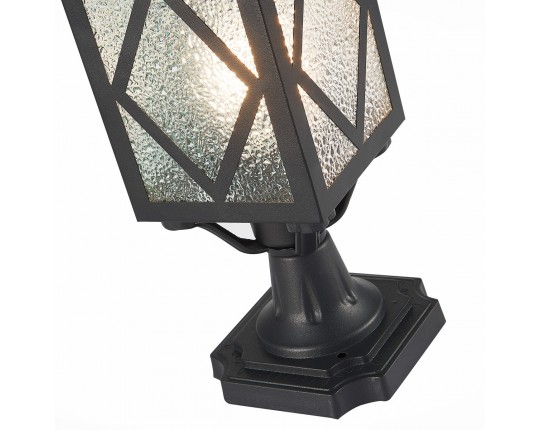 SL084.405.01 Светильник уличный наземный ST-Luce Черный/Черный, Прозрачный E27 1*60W