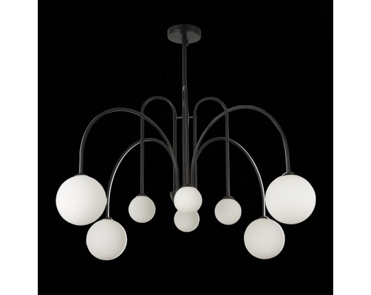 SL1204.402.08 Люстра потолочная ST-Luce Черный/Белый G9 8*5W