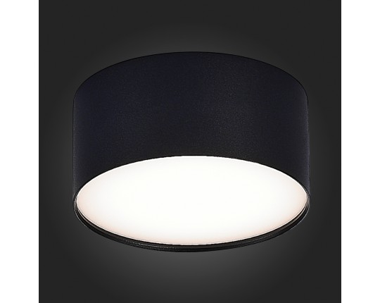ST606.442.12 Светильник потолочный Черный LED 1*12W 4000K 1 080Lm Ra>90 120° IP20 D120xH55 185-265V