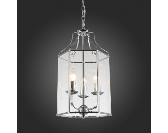 SL228.103.03 Люстра подвесная ST-Luce Хром/Прозрачный E14 3*40W