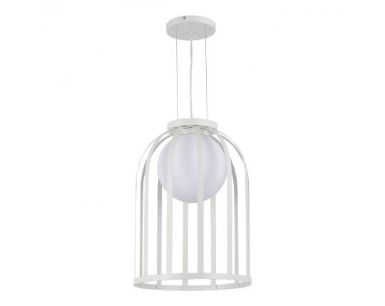 SL6129.503.01 Светильник подвесной ST-Luce Белый/Белый E27 1*60W