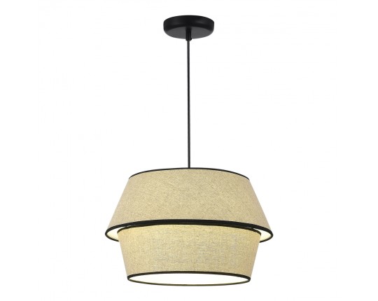 SL1354.413.01 Светильник подвесной ST-Luce Черный/Бежевый, Черный E27 1*40W