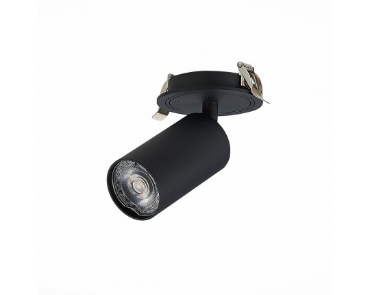 ST303.408.01 Св-к встр. Черный GU10 1*50W  L100xW54xH170 220V Без ламп